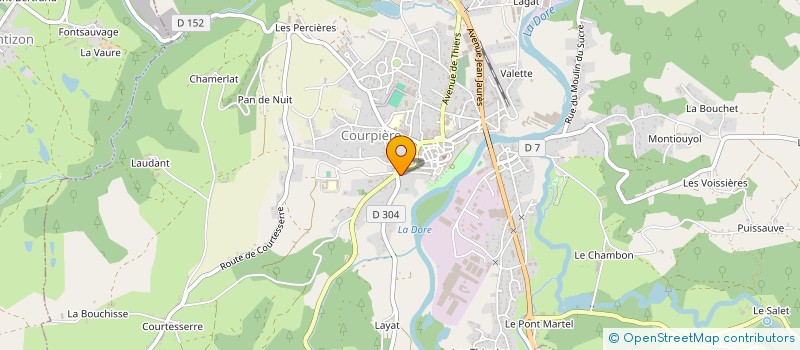 localisation de l'entreprise SCI ELINA  ORLEAT