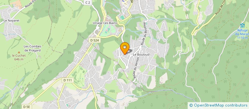 localisation de l'entreprise SCI ELINA  SAINT-MARTIN-D'URIAGE