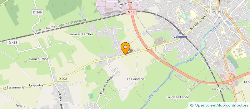 localisation de l'entreprise SCI ELINE ET NINON  YVETOT-BOCAGE