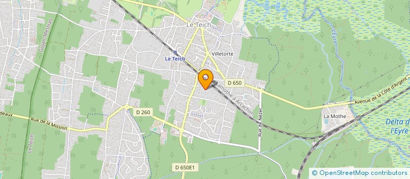 localisation de l'entreprise SCI ELIO  LE TEICH