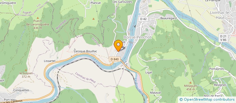 localisation de l'entreprise SCI ELIO  LIVINHAC-LE-HAUT