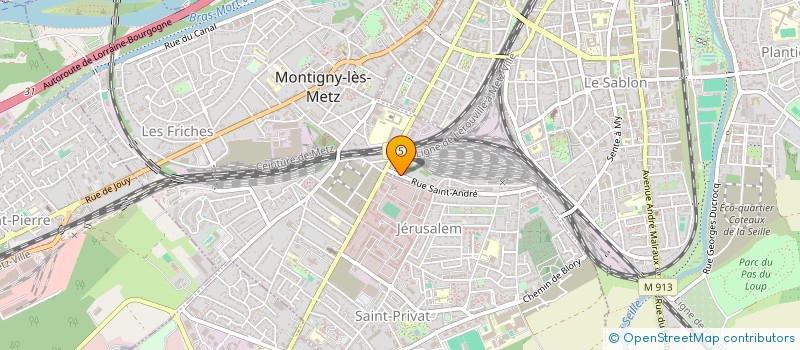 localisation de l'entreprise SCI ELIO à MONTIGNY-LES-METZ