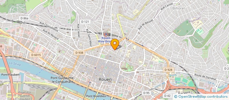 localisation de l'entreprise SCI ELIO à ROUEN