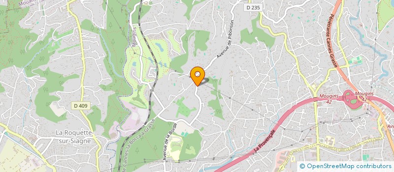 localisation de l'entreprise SCI ELIONE à MOUGINS