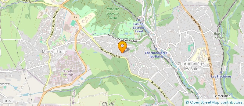 localisation de l'entreprise SCI ELIOS  MARCY-L'ETOILE