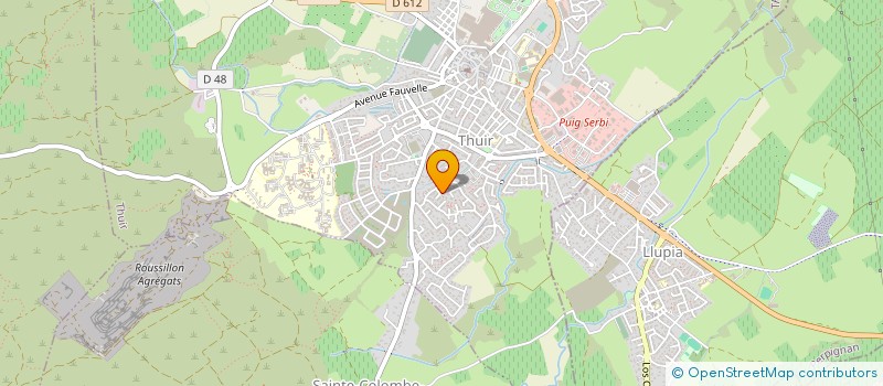 localisation de l'entreprise SCI ELIOT  THUIR