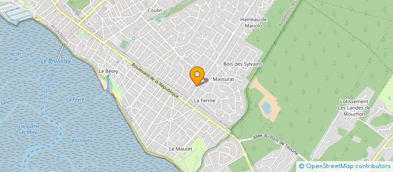 localisation de l'entreprise SCI ELIOT  ANDERNOS-LES-BAINS