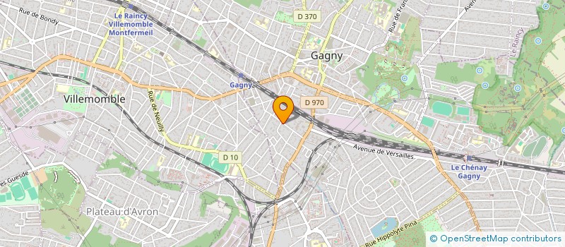 localisation de l'entreprise SCI ELIOT A  GAGNY