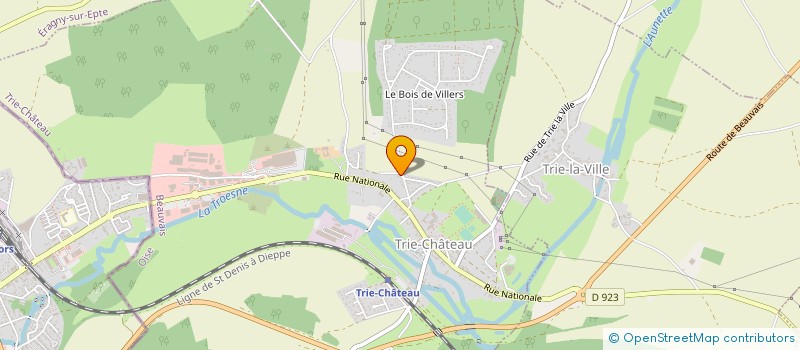 localisation de l'entreprise SCI ELIOT IMMO  TRIE-CHATEAU