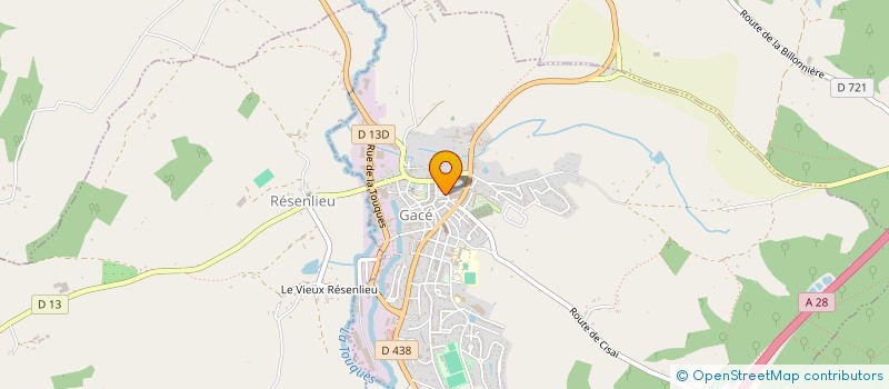 localisation de l'entreprise SCI ELIOTH à GACE