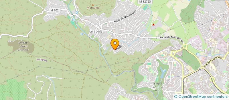 localisation de l'entreprise SCI ELIOTT  GRABELS