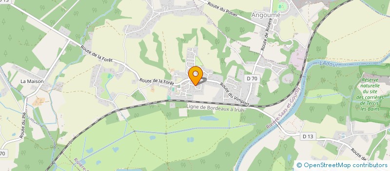 localisation de l'entreprise SCI ELIOTT  RIVIERE-SAAS-ET-GOURBY