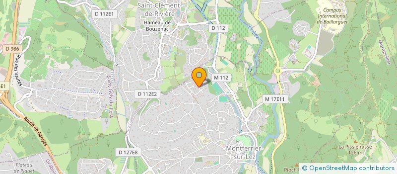 localisation de l'entreprise SCI ELIOTT  MONTFERRIER-SUR-LEZ