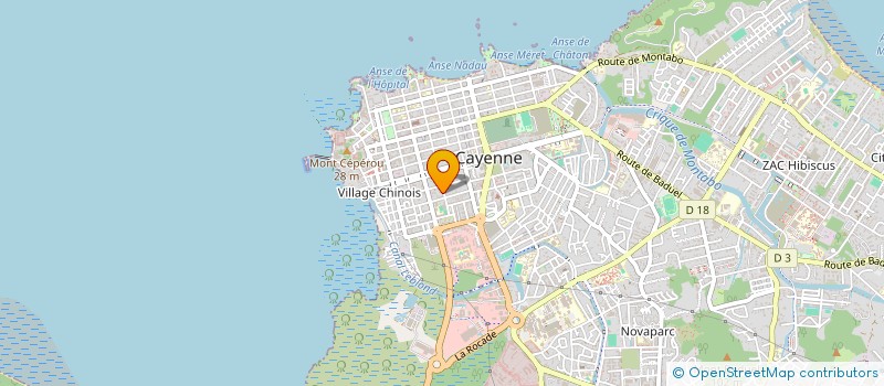 localisation de l'entreprise SCI ELIOZ  CAYENNE