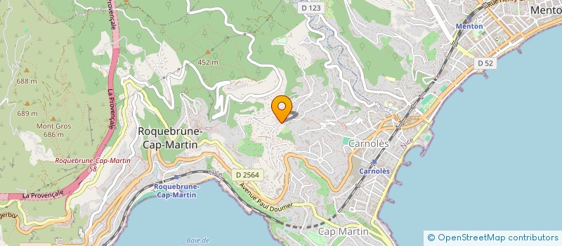 localisation de l'entreprise SCI ELIPAT à ROQUEBRUNE-CAP-MARTIN
