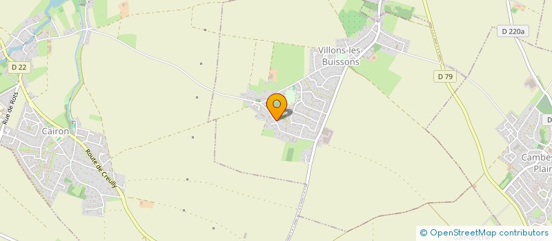 localisation de l'entreprise SCI ELIPAUL  VILLONS-LES-BUISSONS