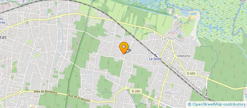 localisation de l'entreprise SCI ELIROSE  LE TEICH