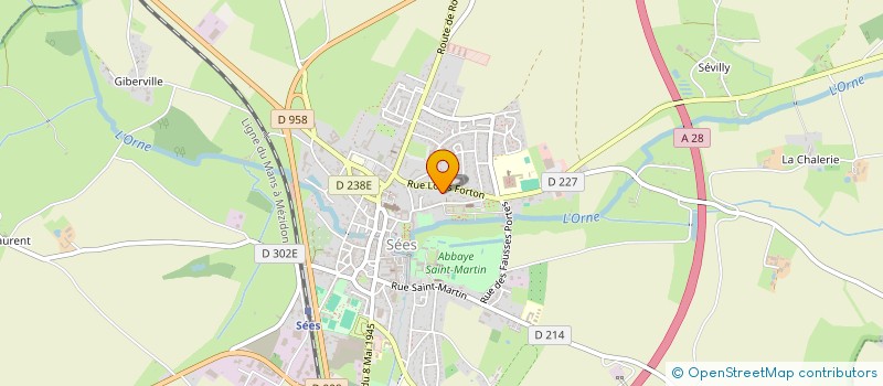 localisation de l'entreprise SCI ELIS à SEES