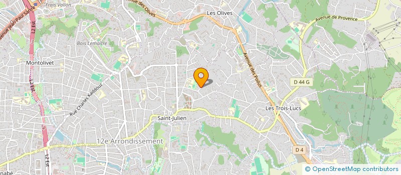 localisation de l'entreprise SCI ELIS à MARSEILLE