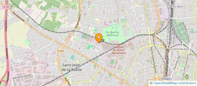 localisation de l'entreprise SCI ELIS  SAINT-JEAN-DE-LA-RUELLE