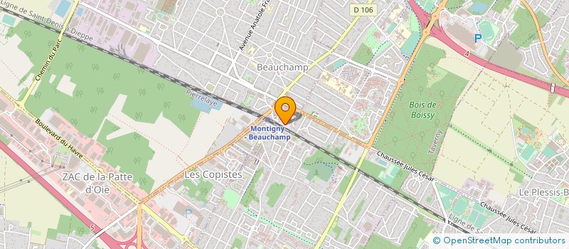 localisation de l'entreprise SCI ELISA  BEAUCHAMP