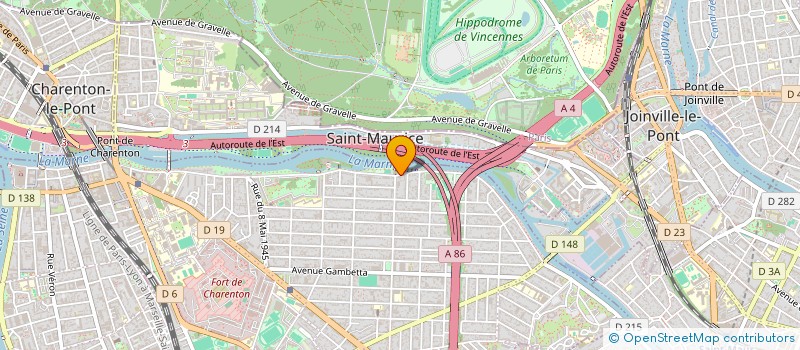 localisation de l'entreprise SCI ELISA à MAISONS-ALFORT
