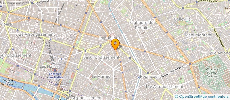 localisation de l'entreprise SCI ELISA  PARIS