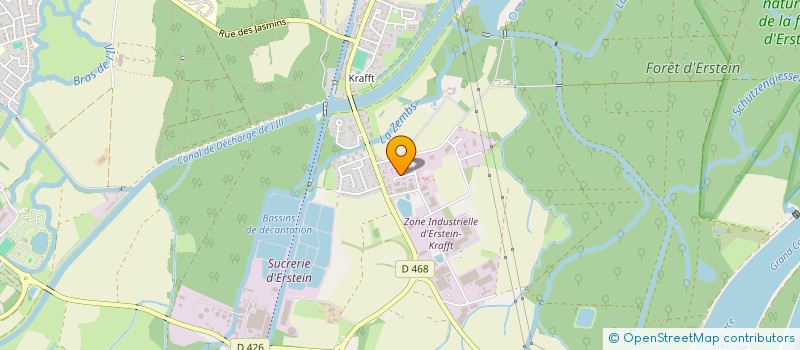 localisation de l'entreprise SCI ELISA  ERSTEIN