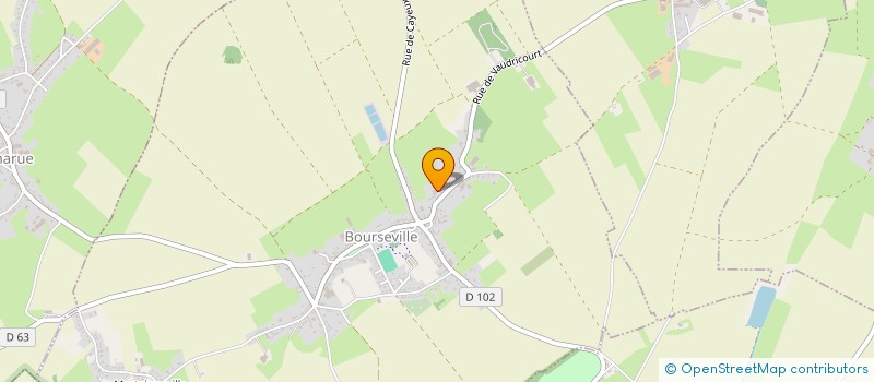 localisation de l'entreprise SCI ELISA  BOURSEVILLE