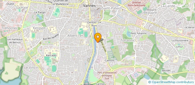 localisation de l'entreprise SCI ELISA à VANNES