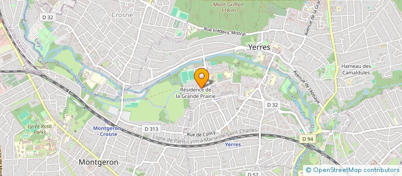 localisation de l'entreprise SCI ELISA  YERRES