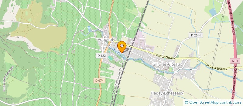 localisation de l'entreprise SCI ELISA  GILLY-LES-CITEAUX