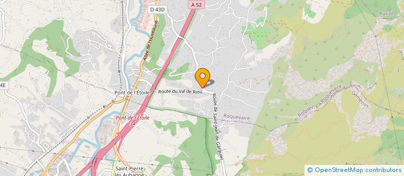 localisation de l'entreprise SCI ELISA  ROQUEVAIRE