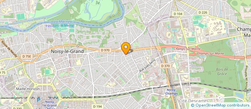 localisation de l'entreprise SCI ELISA à NOISY-LE-GRAND