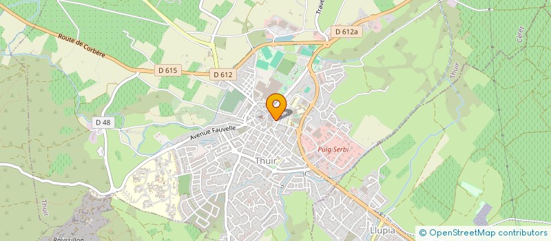 localisation de l'entreprise SCI ELISA  THUIR