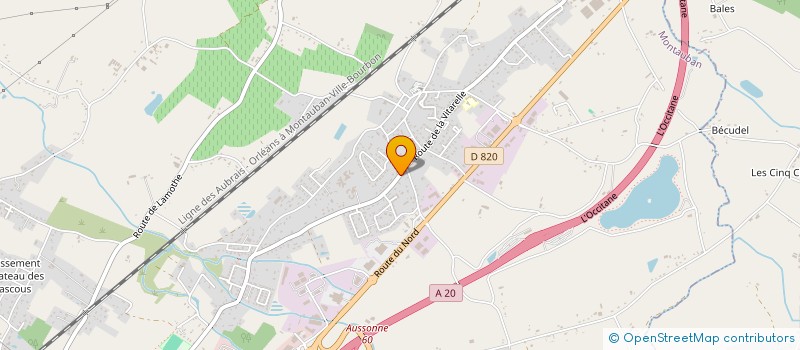 localisation de l'entreprise SCI ELISA  MONTAUBAN