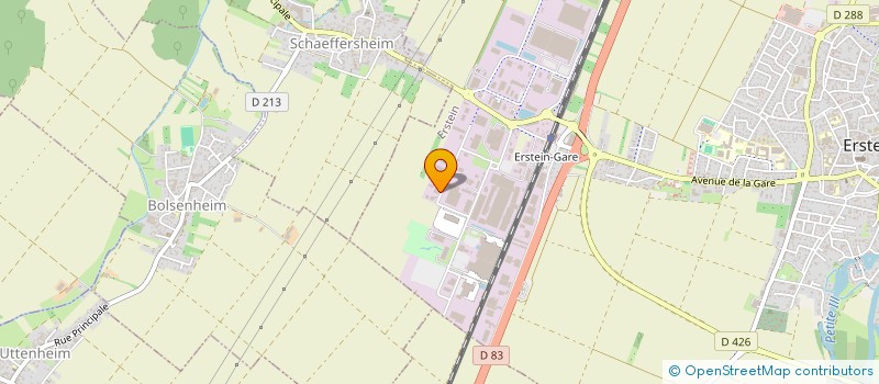 localisation de l'entreprise SCI ELISA  ERSTEIN