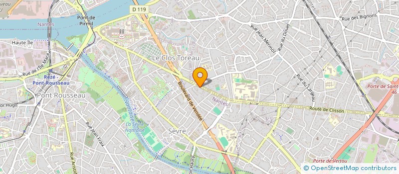 localisation de l'entreprise SCI ELISA MERCOEUR à NANTES