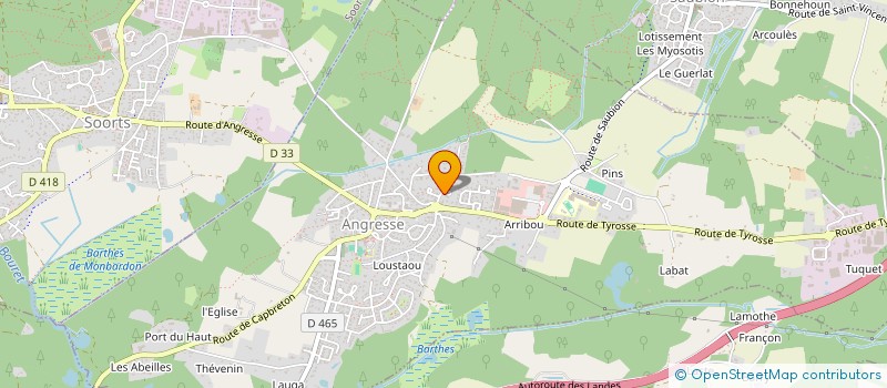 localisation de l'entreprise SCI ELISABELA  ANGRESSE