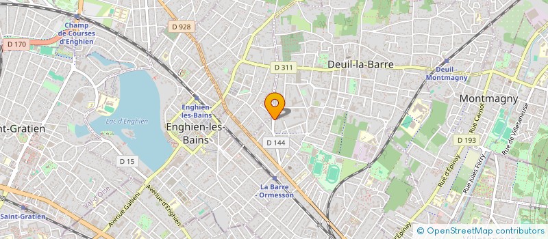 localisation de l'entreprise SCI ELISABETH  DEUIL-LA-BARRE