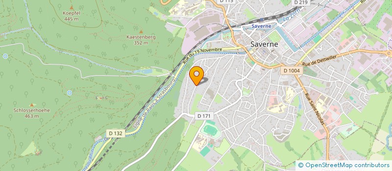 localisation de l'entreprise SCI ELISABETH  SAVERNE