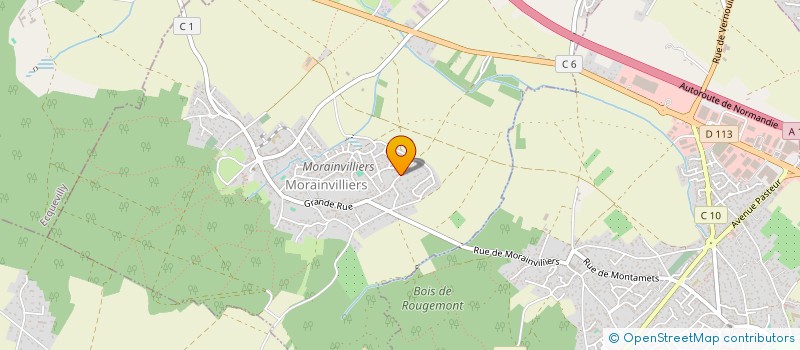 localisation de l'entreprise SCI ELISABETH 78  MORAINVILLIERS