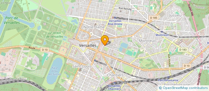 localisation de l'entreprise SCI ELISABETH ET AURELIE à VERSAILLES