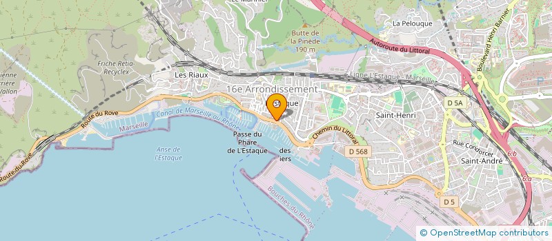 localisation de l'entreprise SCI ELISABETH PLAGE à MARSEILLE