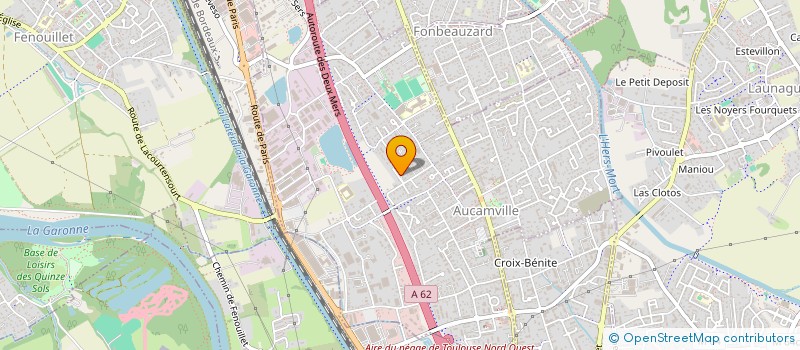 localisation de l'entreprise SCI ELISADIE  AUCAMVILLE