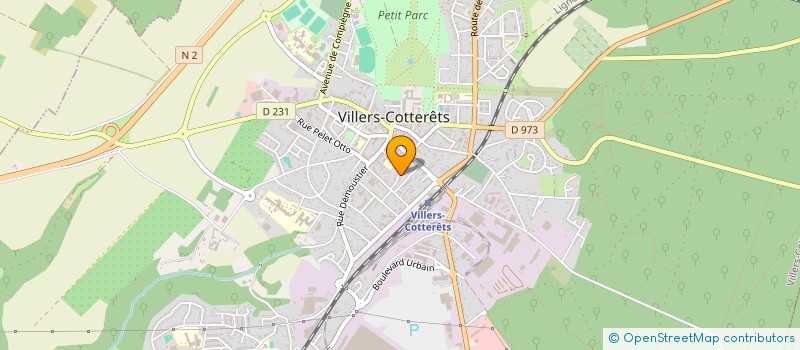 localisation de l'entreprise SCI ELISANN à VILLERS-COTTERETS