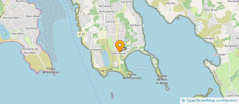 localisation de l'entreprise SCI ELISE  LA TRINITE-SUR-MER