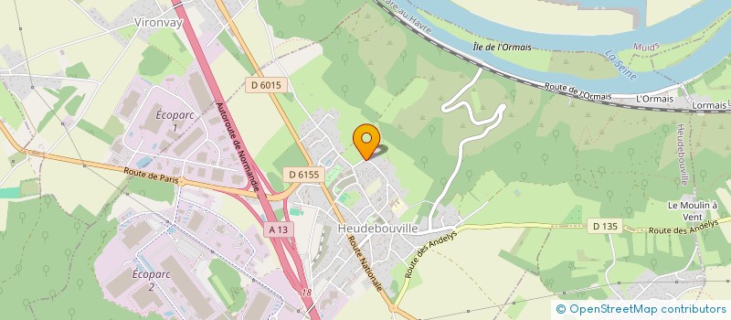 localisation de l'entreprise SCI ELISE  HEUDEBOUVILLE