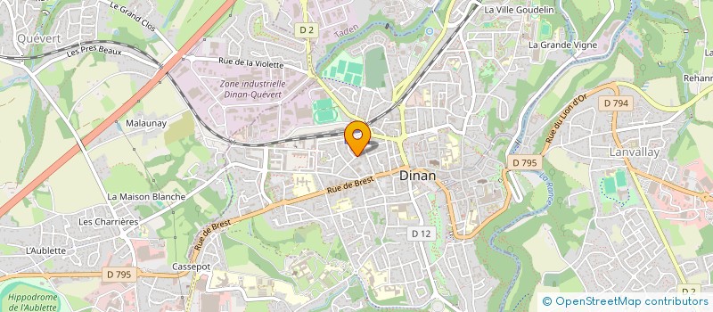 localisation de l'entreprise SCI ELISE  DINAN