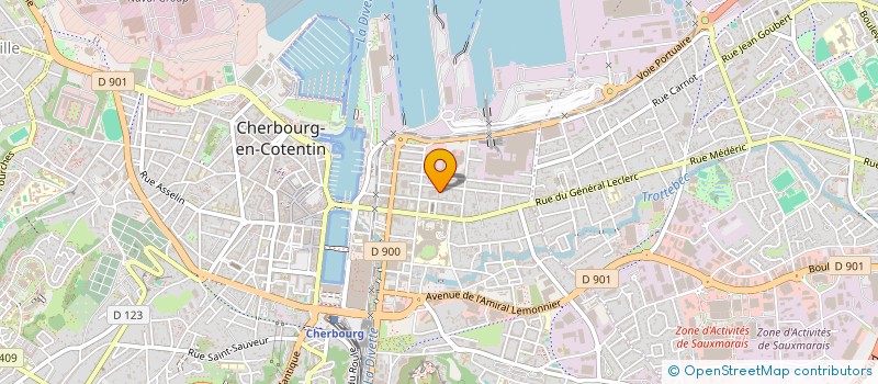 localisation de l'entreprise SCI ELISE à CHERBOURG-EN-COTENTIN